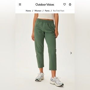 Outdoor voices RecTek pant size small (laurel wreath)